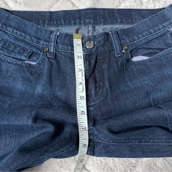 Victoria's Secret PINK | Bling Dark Wash Distressed Skinny Jeans | Size 4 - Picture 15 of 15